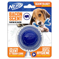 Nerf Scentology Dog Toy Bacon Scented Blue Ball  Dog Toys  | PetMax Canada