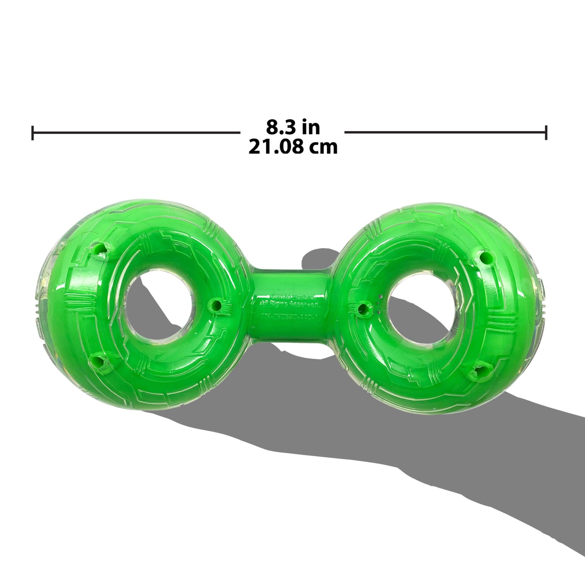 Nerf Scentology Dog Toy Beef Scented Green Infinity Ring - 8.3" - Dog Toys - Nerf - PetMax Canada