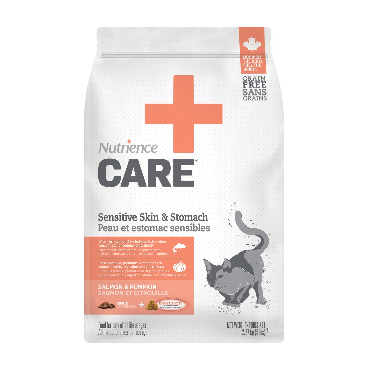 Nutrience Care Cat Food Sensitive Skin & Stomach  Cat Food  | PetMax Canada