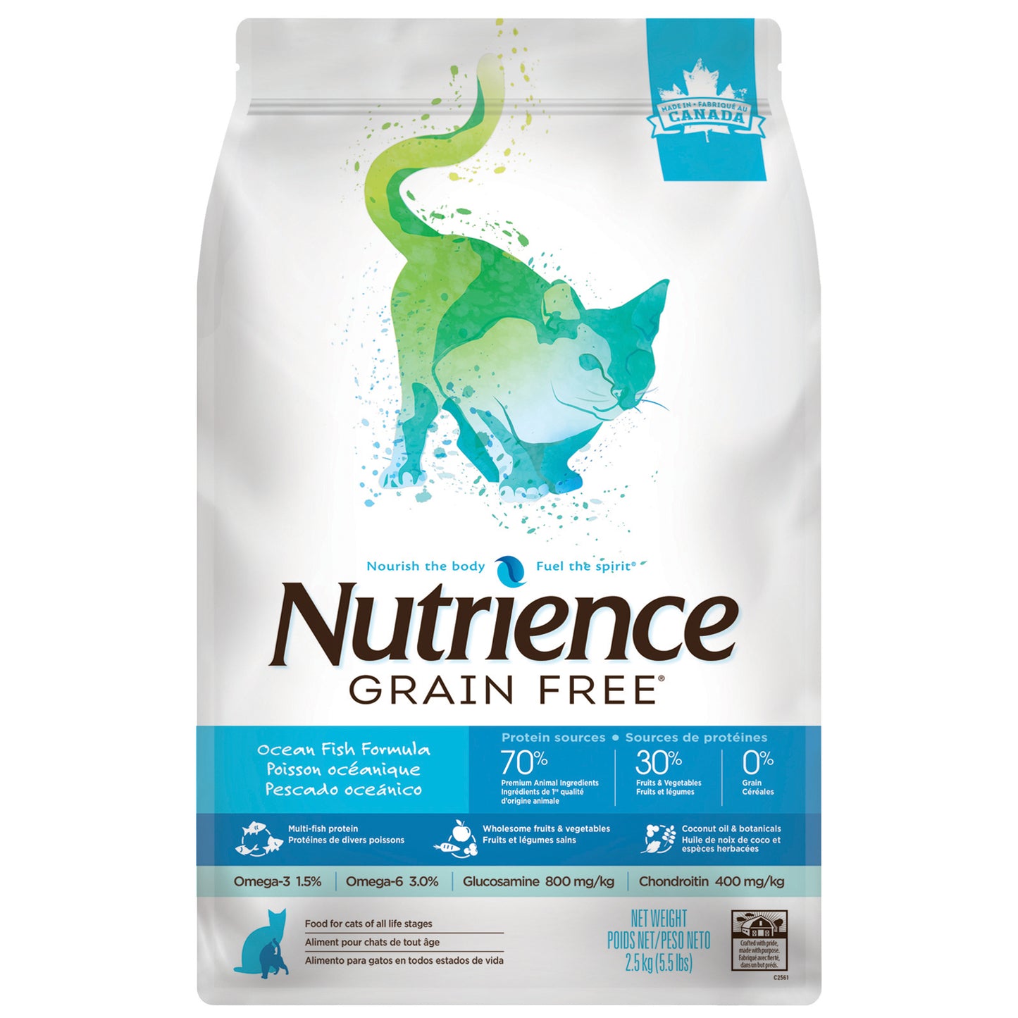 Nutrience Grain Free Cat Food Adult Oceanfish  Cat Food  | PetMax Canada