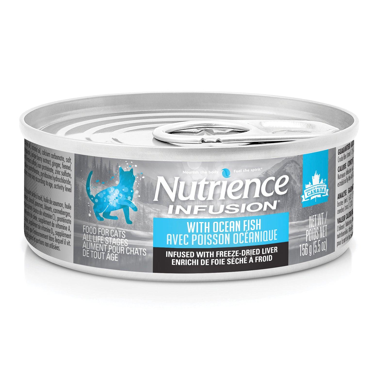 Nutrience Canned Cat Food Infusion Pâté with Ocean Fish - 156g - Canned Cat Food - Nutrience Pet Food - PetMax Canada