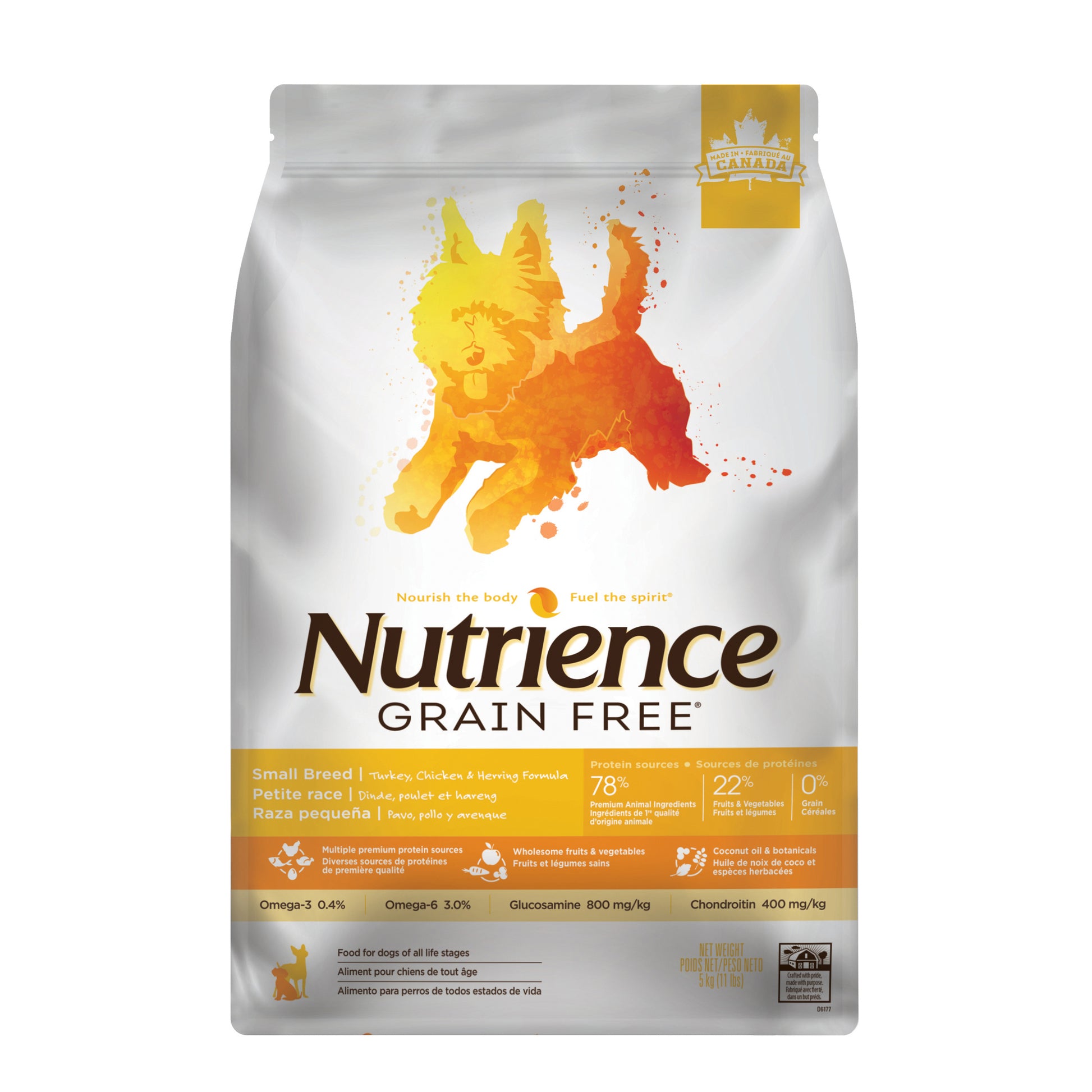 Nutrience Grain Free Small Breed Dog Food Turkey, Chicken & Herring  Dog Food  | PetMax Canada
