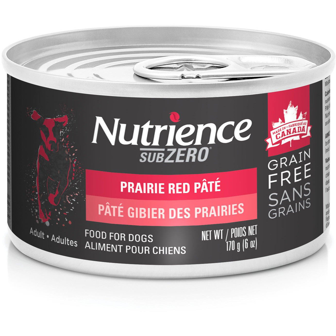 Nutrience Canned Dog Food Grain Free SubZero Prairie Red 170g Canned Dog Food 170g | PetMax Canada
