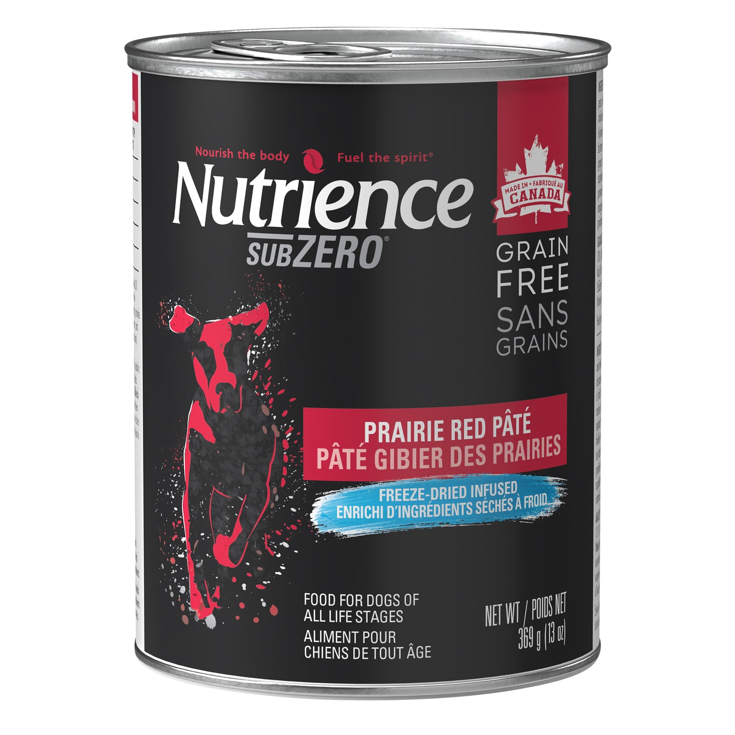 Nutrience Canned Dog Food Grain Free SubZero Prairie Red 369g Canned Dog Food 369g | PetMax Canada