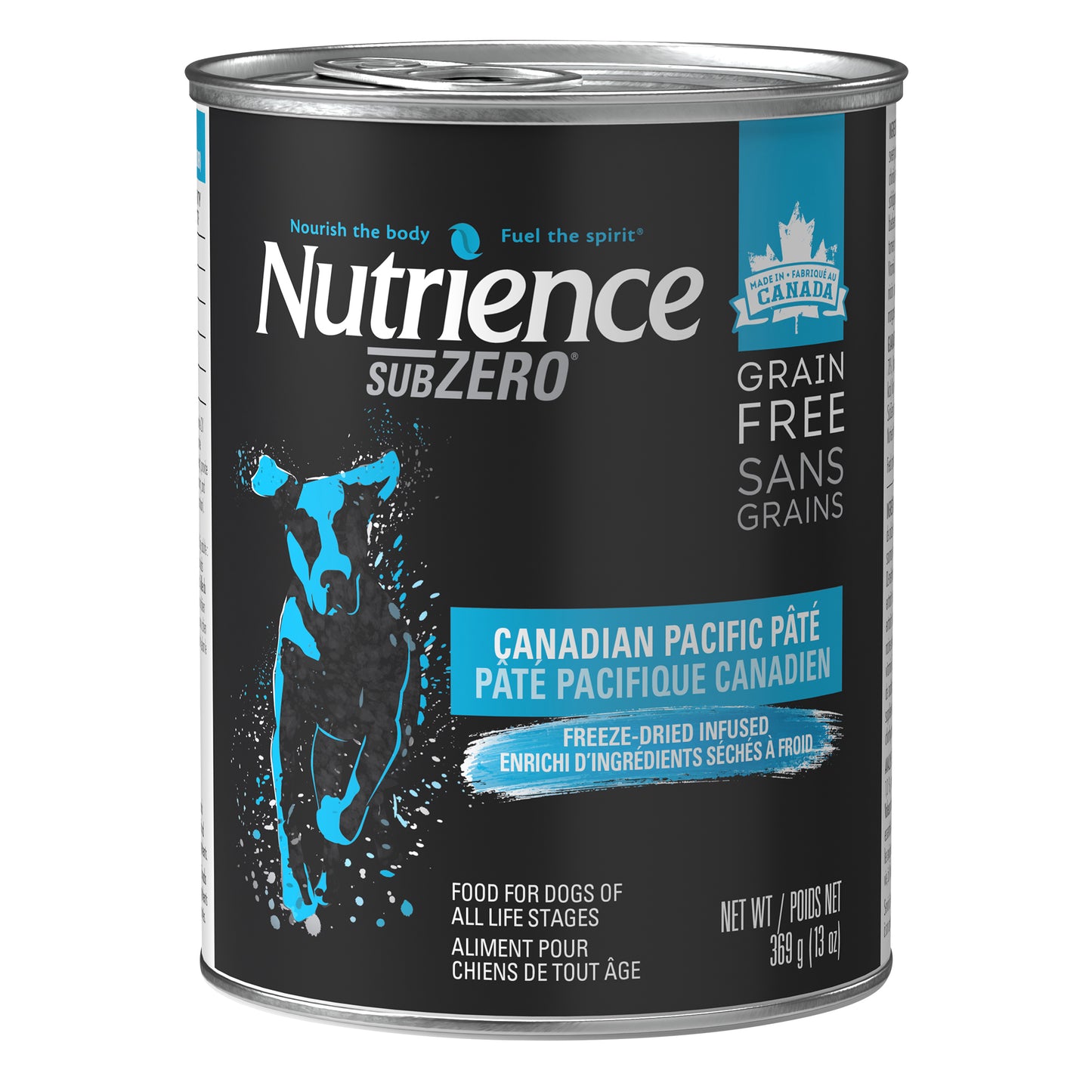 Nutrience Canned Dog Food Grain Free SubZero Canadian Pacific 369g Canned Dog Food 369g | PetMax Canada