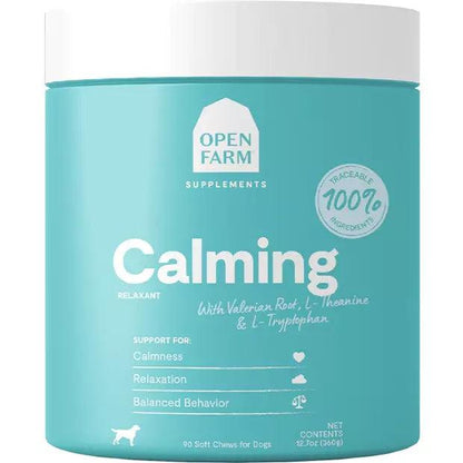 Open Farm Dog Supplement Calming Chews - 90 count - Health Care - Open Farm - PetMax Canada