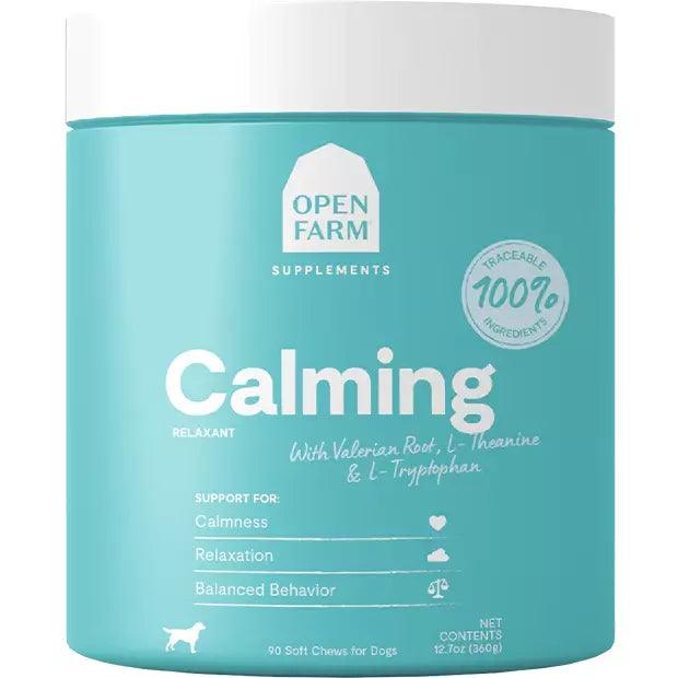 Open Farm Dog Supplement Calming Chews - 90 count - Health Care - Open Farm - PetMax Canada