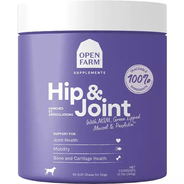 Open Farm Dog Supplement Hip & Joint Chews  Health Care  | PetMax Canada