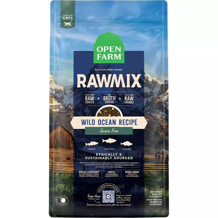 Open Farm Wild Ocean Grain-Free RawMix for Cats - 1.02 Kg - Cat Food - Open Farm - PetMax Canada