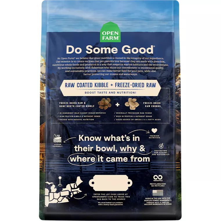 Open Farm Wild Ocean Grain-Free RawMix for Dogs  Dog Food  | PetMax Canada