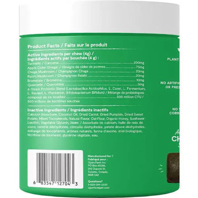 Open Farm Dog Supplement Immune Chews - 90 count - Health Care - Open Farm - PetMax Canada