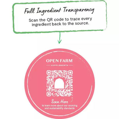 Open Farm Dog Supplement Skin & Coat Chews - (90 ct) - Health Care - Open Farm - PetMax Canada