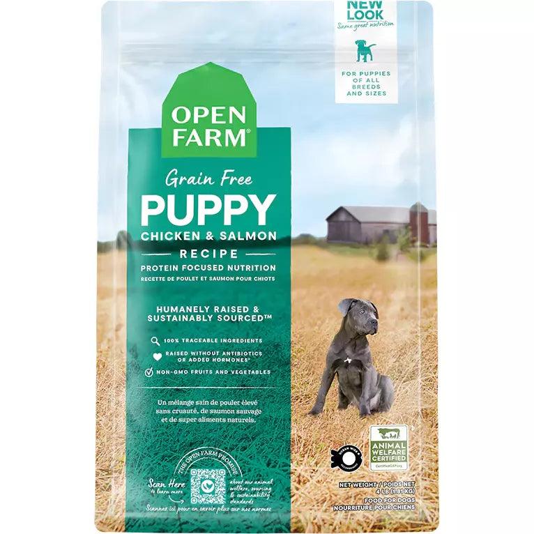 Open Farm Puppy Dry Dog Food Chicken & Salmon Recipe  Dog Food  | PetMax Canada