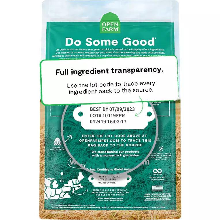 Open Farm Puppy Dry Dog Food Chicken & Salmon Recipe  Dog Food  | PetMax Canada