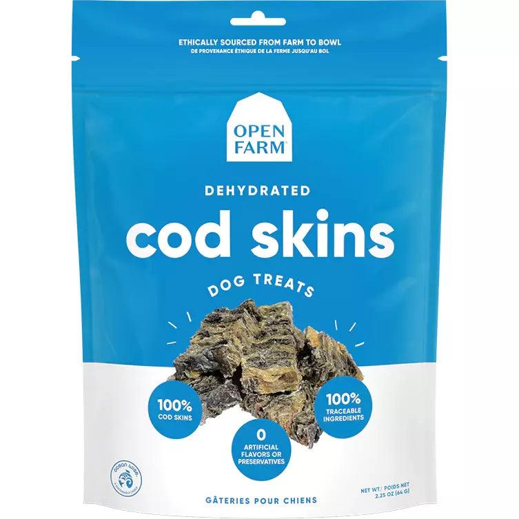 Open Farm Dog Treats Dehydrated Cod Skins - 56.7g - Dog Treats - Open Farm - PetMax Canada