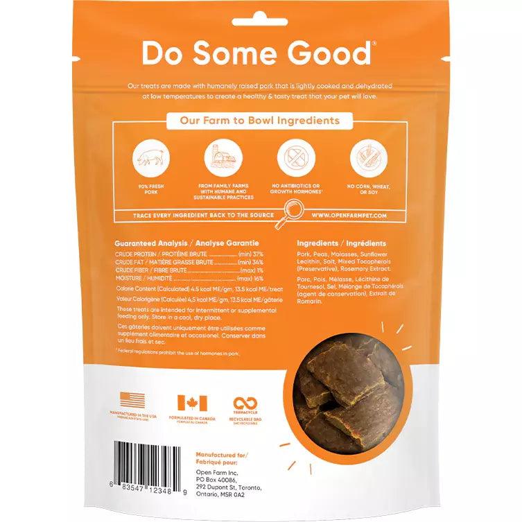 Open Farm Dog Treats Dehydrated Pork  Dog Treats  | PetMax Canada