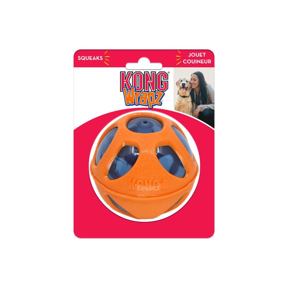 Kong Wrapz Dog Toy Ball  Dog Toys  | PetMax Canada