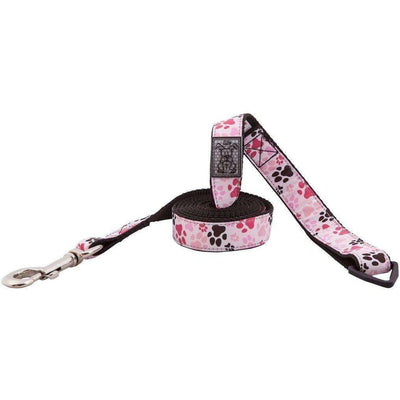 RC Dog Leash Pattern Pink Paws  Leashes  | PetMax Canada