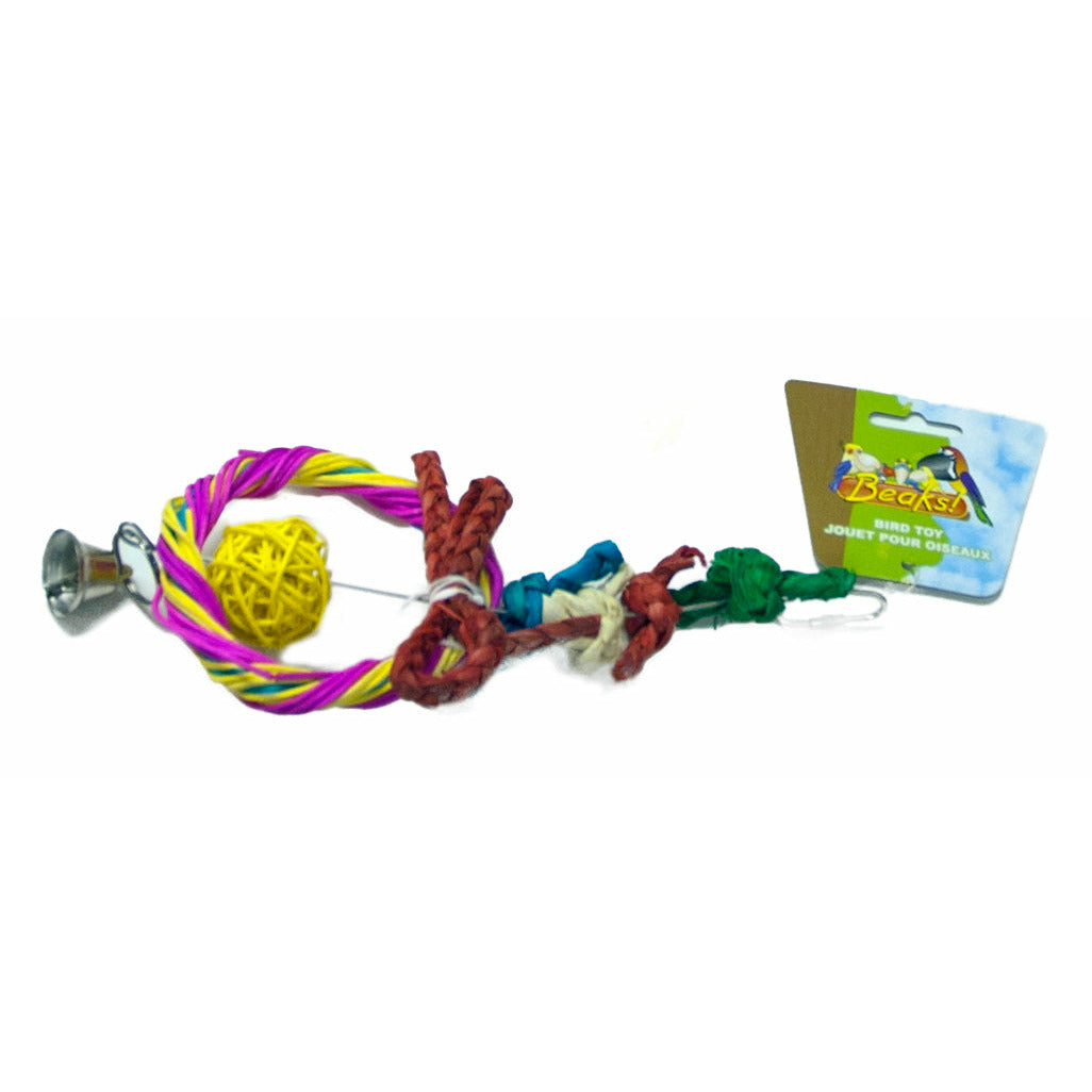 Beaks! Bird Toy Swinging Hoop  Bird Toys  | PetMax Canada