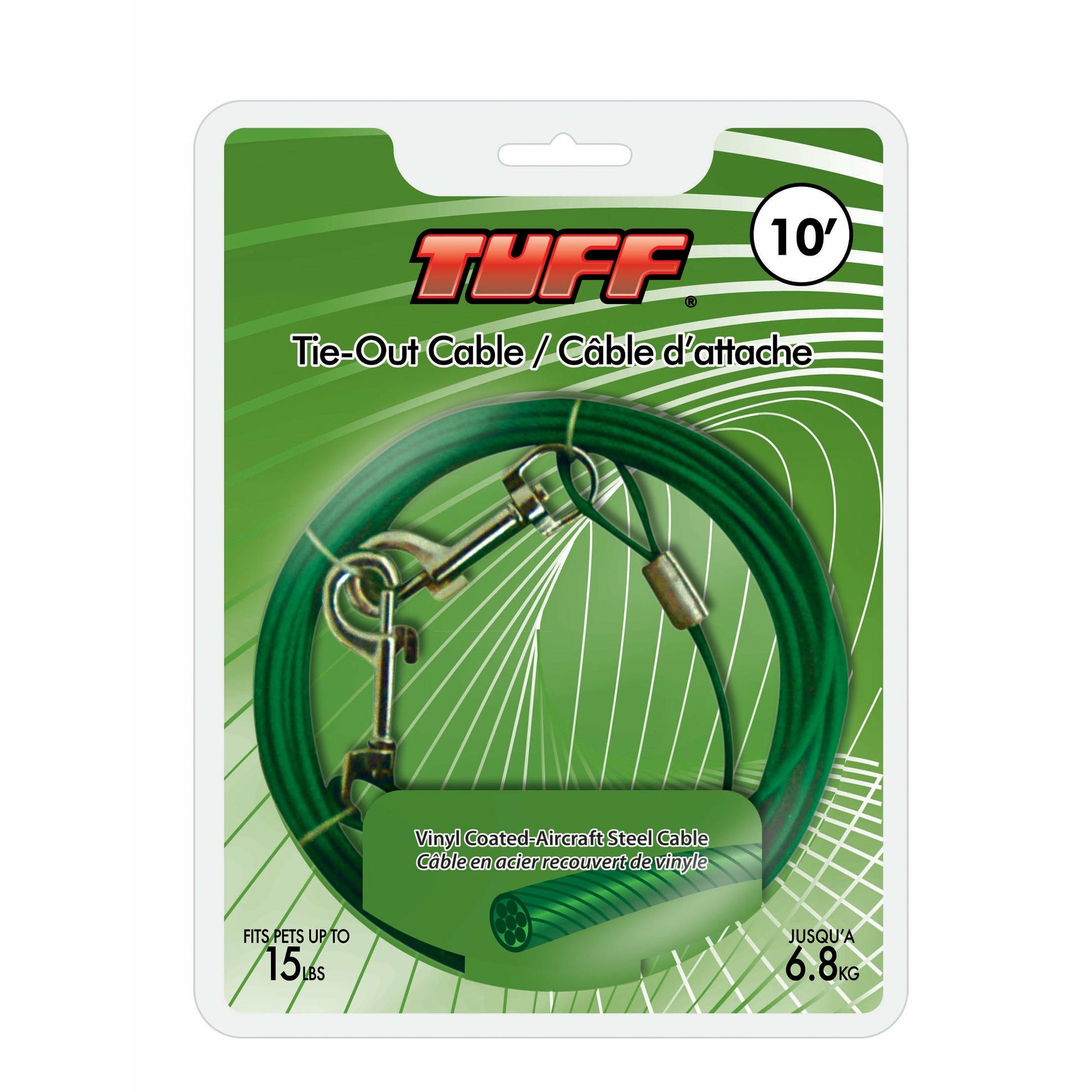 Tuff Tie Out Cable Tiny 10' Tie Outs 10' | PetMax Canada