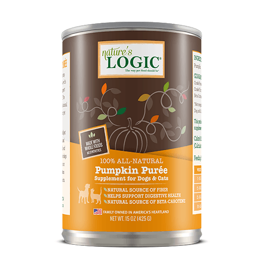 Nature's Logic Canned Dog Food Pumpkin Puree - 425g - Canned Dog Food - Nature's Logic - PetMax Canada