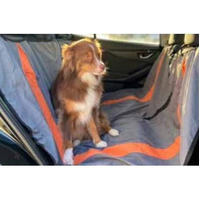 Bud'Z Car Seat Cover Grey & Orange  Outdoor Gear  | PetMax Canada