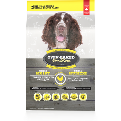 Oven-Baked Tradition Semi-Moist Adult Dog Food Chicken Recipe  Dog Food  | PetMax Canada