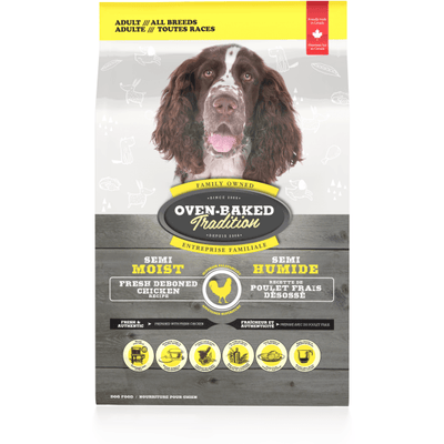 Oven-Baked Tradition Semi-Moist Adult Dog Food Chicken Recipe - 2.27 Kg - Dog Food - Oven-Baked Tradition - PetMax Canada