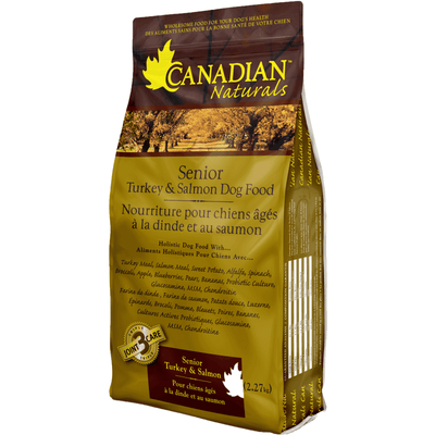 Canadian Naturals Senior Turkey & Salmon Dog Food  Dog Food  | PetMax Canada