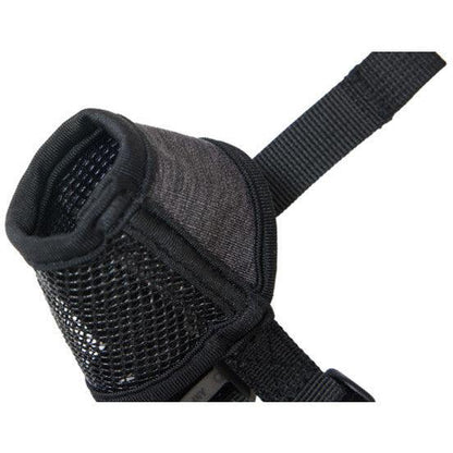 RC Pet Soft Fit Muzzle Heather Black - XX-Small: 3 1/2" - Training Products - RC Pet Products - PetMax Canada