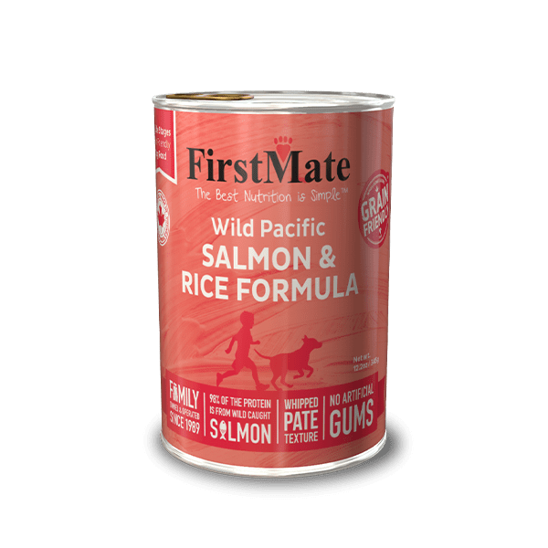 FirstMate Grain Friendly Salmon & Rice Canned Dog Food  Canned Dog Food  | PetMax Canada