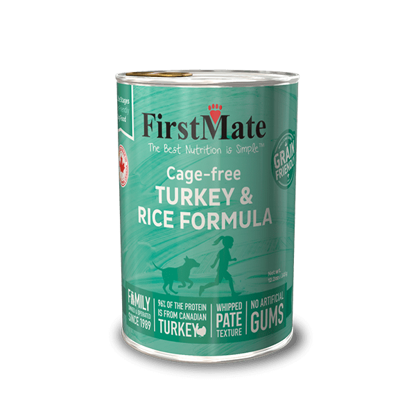 FirstMate Cage-Free Grain Friendly Turkey & Rice Canned Dog Food  Canned Dog Food  | PetMax Canada