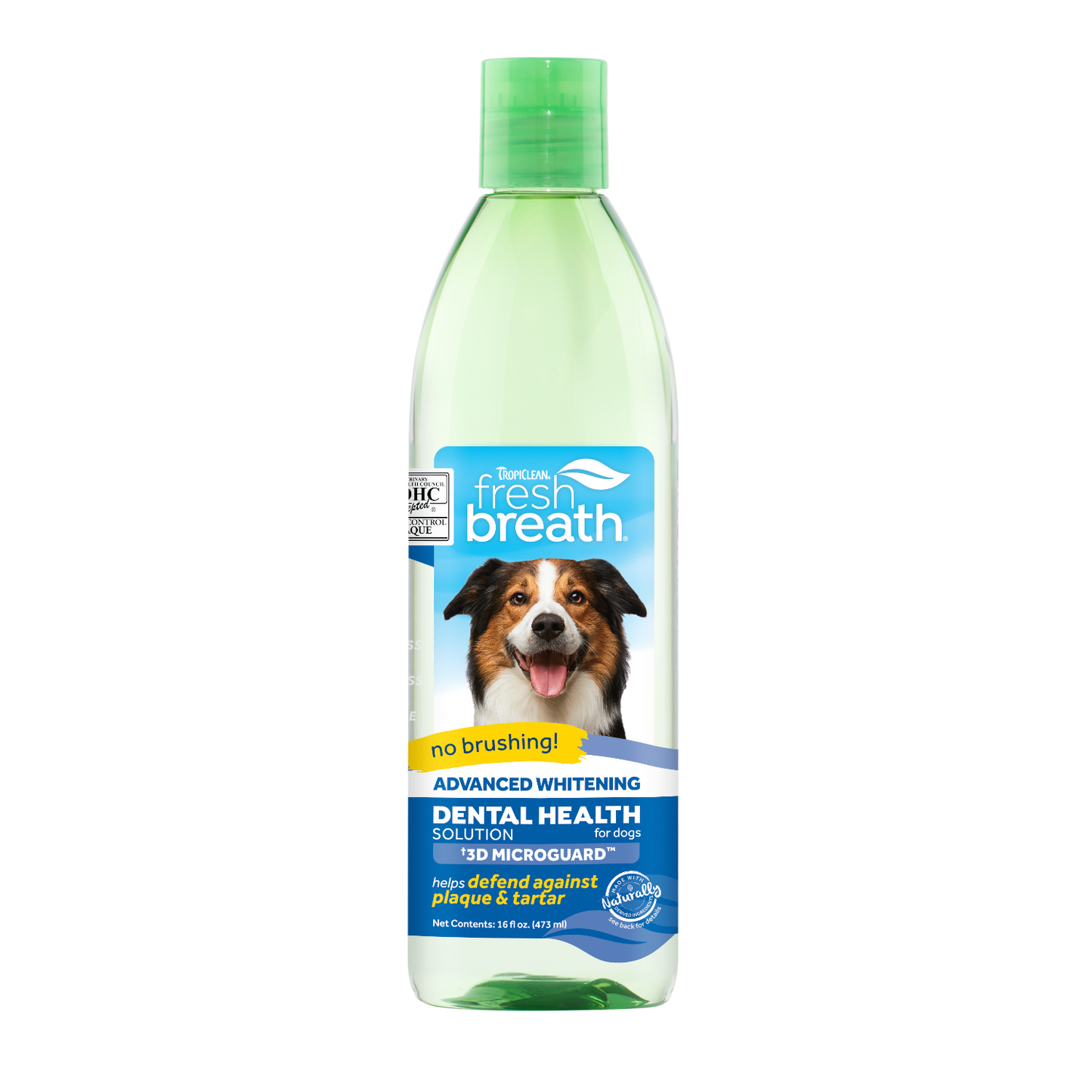 Tropiclean Fresh Dental Health Solution For Dogs Plus Advanced Whitening  Health Care  | PetMax Canada
