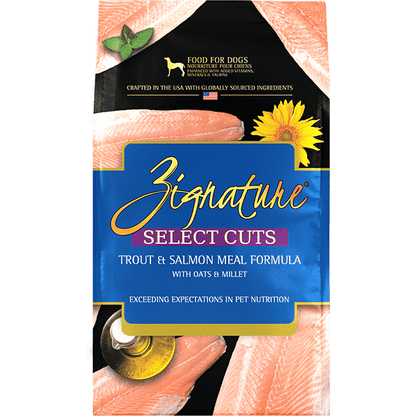Zignature Select Cuts Trout & Salmon Formula - 11.34 Kg - Dog Food - Zignature Pet Food - PetMax Canada
