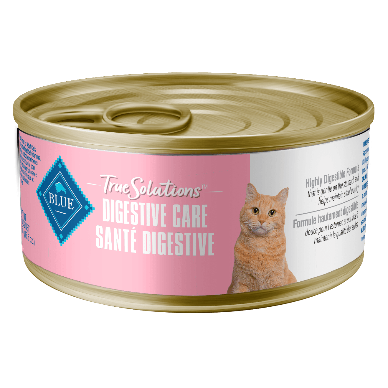 Blue True Solutions Canned Cat Food Digestive Care - 156g - Canned Cat Food - Blue Buffalo - PetMax Canada