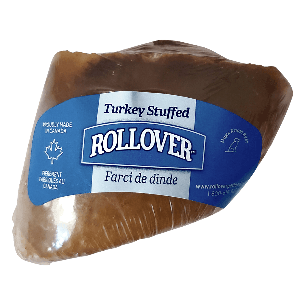 Rollover Stuffed Hoof Turkey - Turkey - Natural Chews - Rollover - PetMax Canada