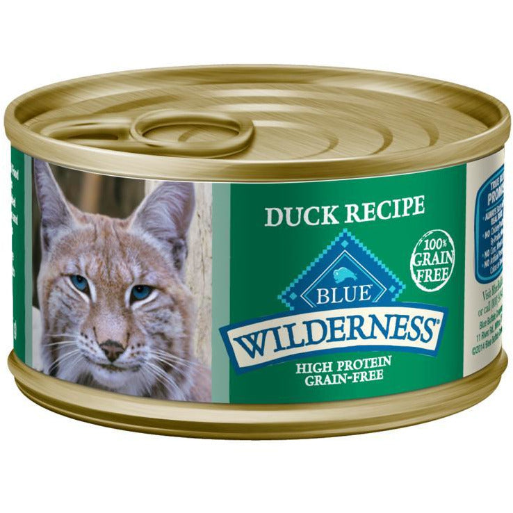 Blue Buffalo Wilderness Canned Cat Food Duck  Canned Cat Food  | PetMax Canada
