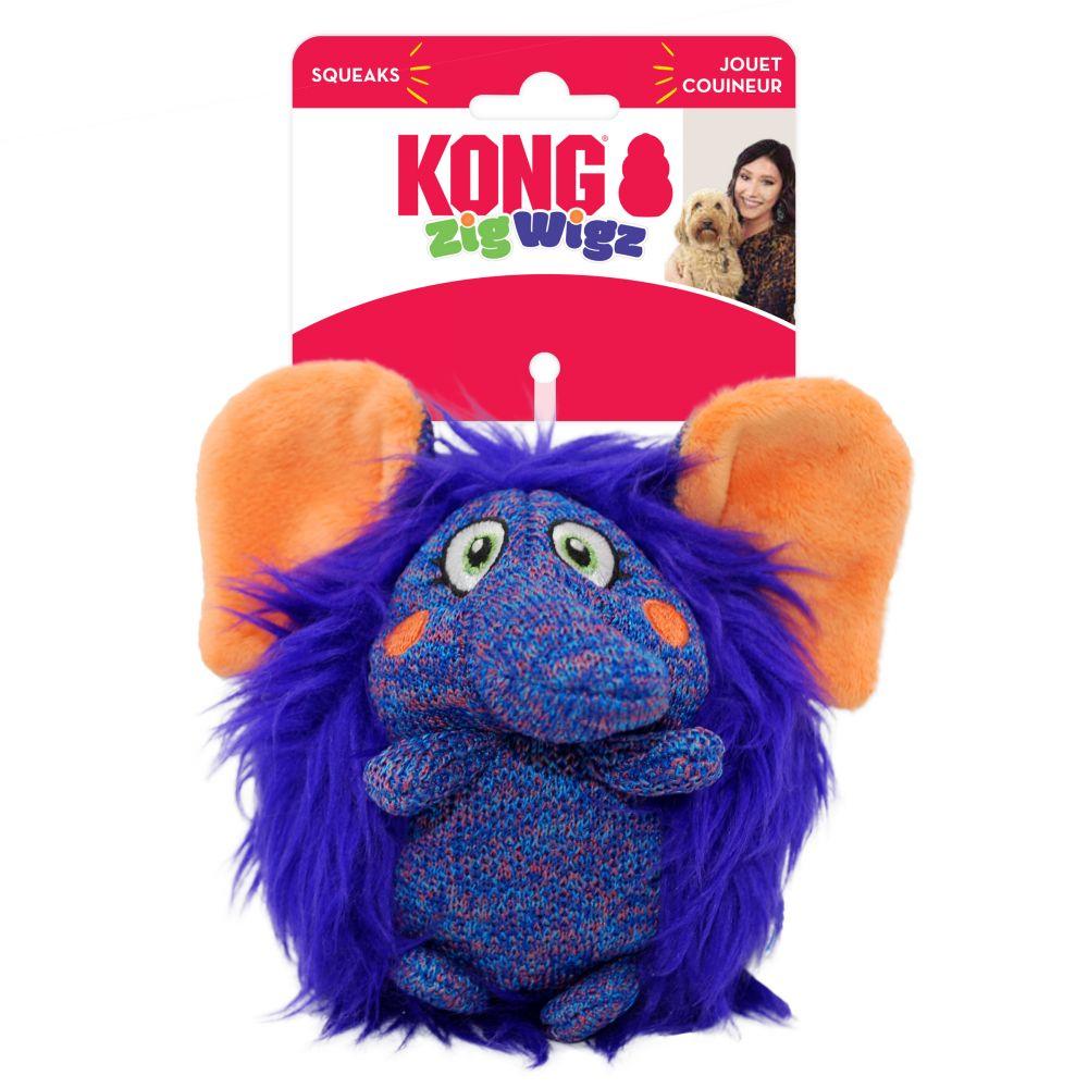Kong Dog Toy Zig Wigz Elephant  Dog Toys  | PetMax Canada