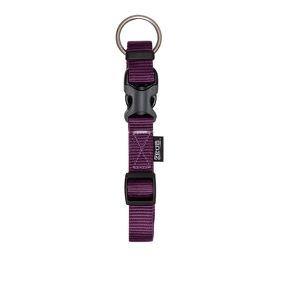 Zeus Adjustable Nylon Dog Collar Royal Purple  Dog Collars  | PetMax Canada