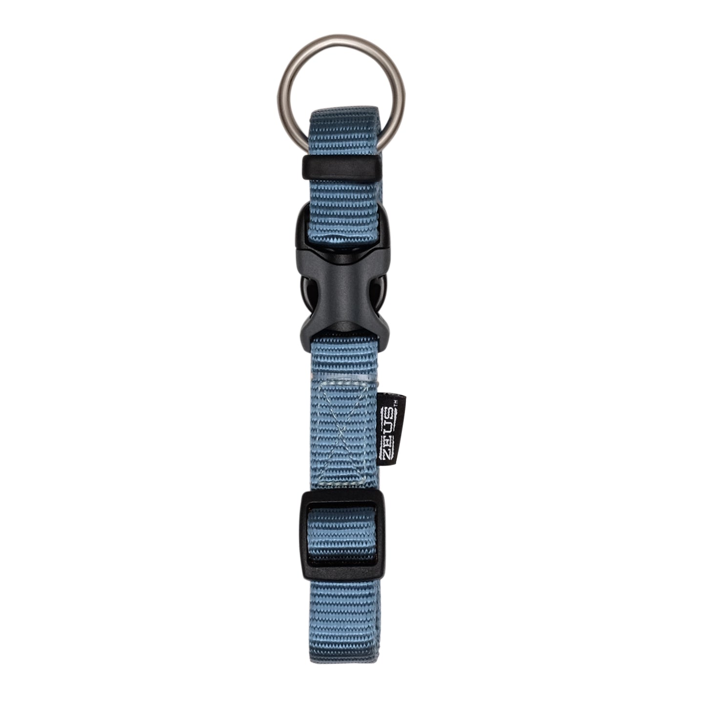 Zeus Adjustable Nylon Dog Collar Denim Blue  Dog Collars  | PetMax Canada