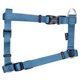 Zeus Nylon Dog Harness Denim Blue Lg: 3/4 x 18-27 in Harnesses Lg: 3/4 x 18-27 in | PetMax Canada