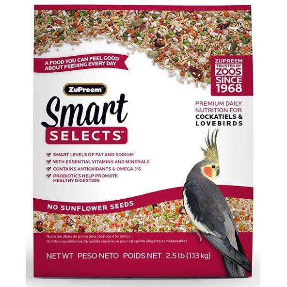 Zupreem Smart Selects Food Cockatiel & Lovebirds  Bird Food  | PetMax Canada