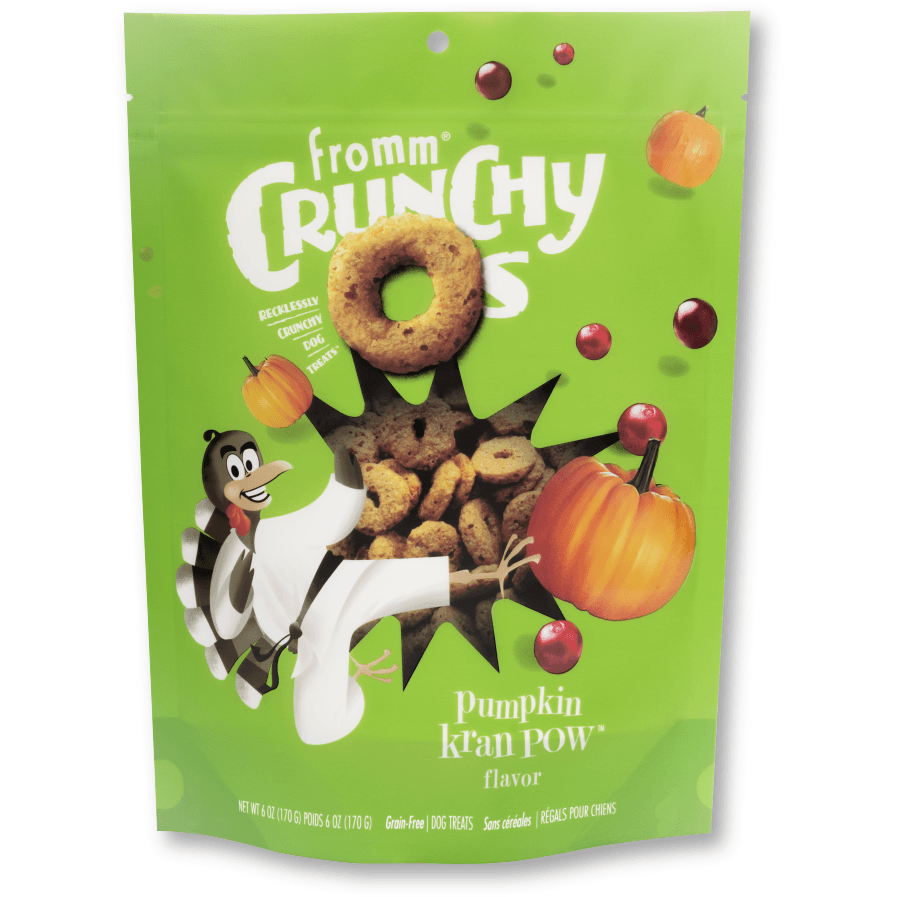 Fromm Crunchy O's Pumpkin Kran Pow Dog Treats - 170g - Dog Treats - Fromm - PetMax Canada