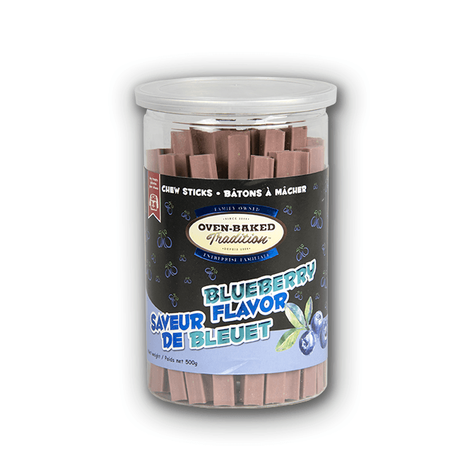 Oven-Baked Tradition Blueberry Flavour Chew Stick  Dog Treats  | PetMax Canada