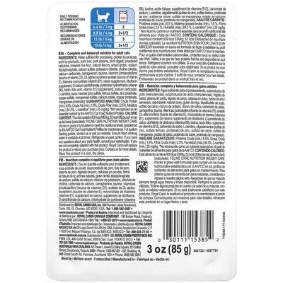 Royal Canin Cat Pouches Chunks In Gravy Adult Weight Care - 85g - Canned Cat Food - Royal Canin - PetMax Canada