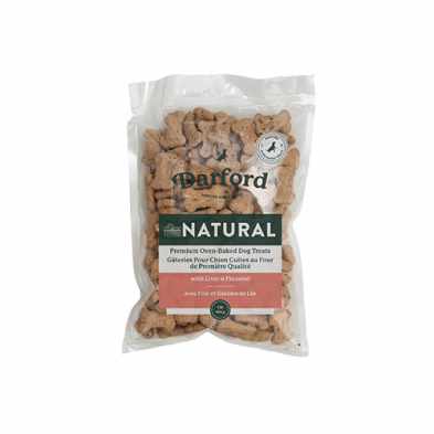 Darford Dog Treats Naturals Liver & Flaxseed Biscuits  Dog Treats  | PetMax Canada