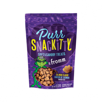 Fromm Purr-Snackitty Salmon Flavour Treats For Cats - 85g - Cat Treats - Fromm - PetMax Canada