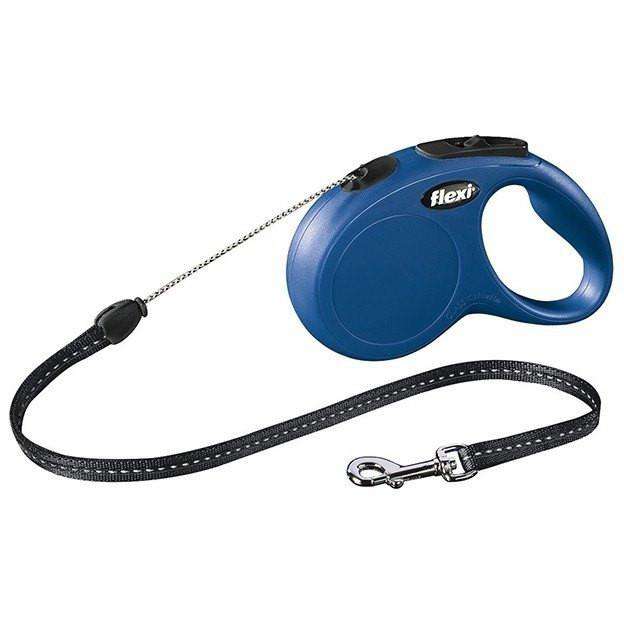 Flexi Classic Cord Small Breed / Blue / 5 Meter Leashes Small Breed | PetMax Canada