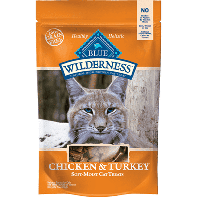 Blue Buffalo Wilderness Cat Treats Chicken & Turkey  Cat Treats  | PetMax Canada