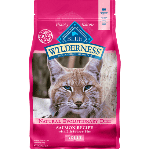 Blue Buffalo Wilderness Cat Food Adult Salmon  Cat Food  | PetMax Canada